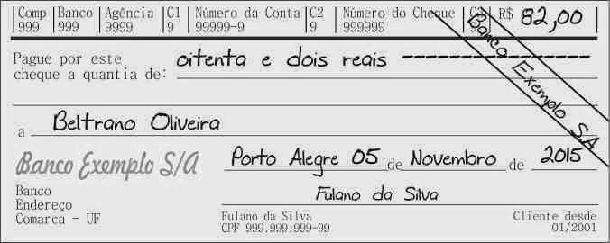 Como preencher um Cheque Totalmente sem Erros.